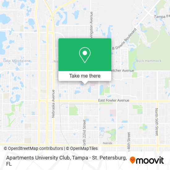 Mapa de Apartments University Club