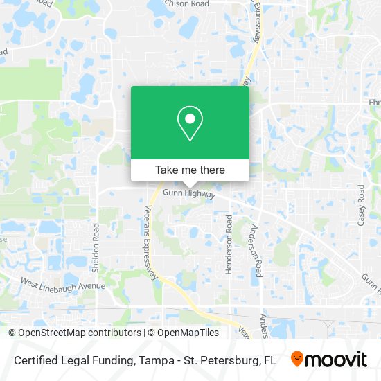 Certified Legal Funding map