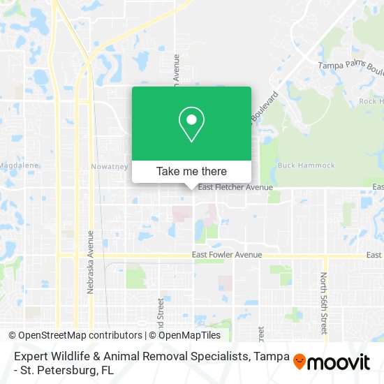 Expert Wildlife & Animal Removal Specialists map