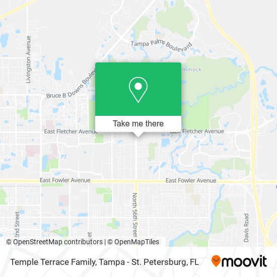 Temple Terrace Family map