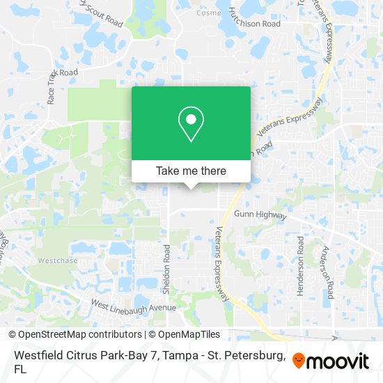 Westfield Citrus Park-Bay 7 map