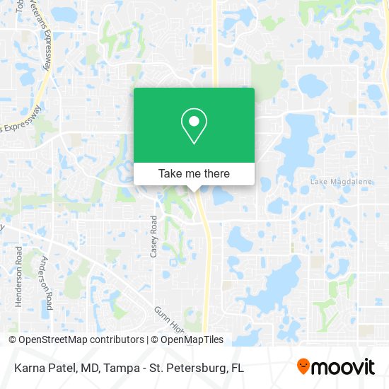 Mapa de Karna Patel, MD