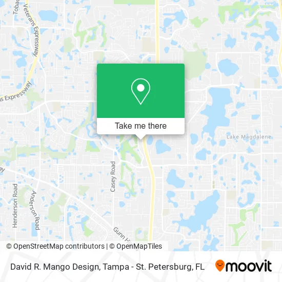 Mapa de David R. Mango Design