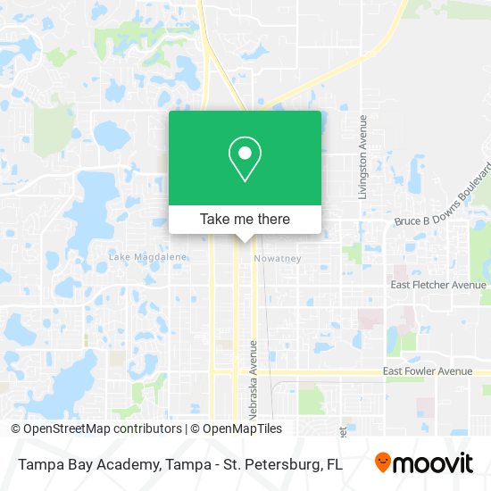 Mapa de Tampa Bay Academy