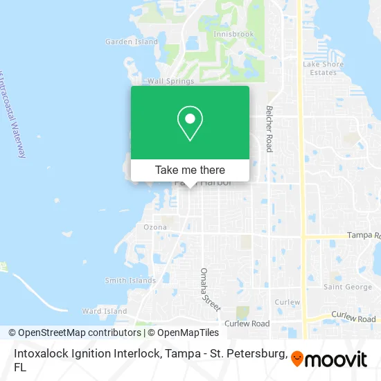 Mapa de Intoxalock Ignition Interlock