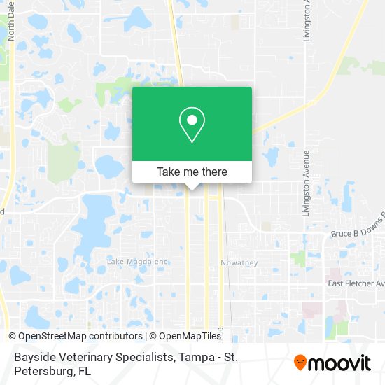 Bayside Veterinary Specialists map