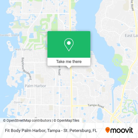 Fit Body Palm Harbor map