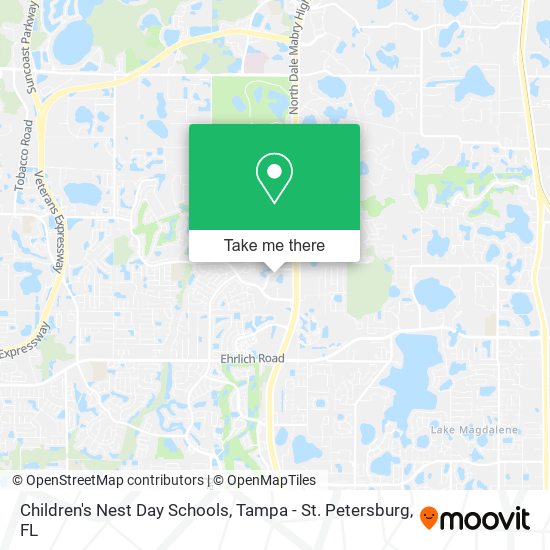 Children's Nest Day Schools map