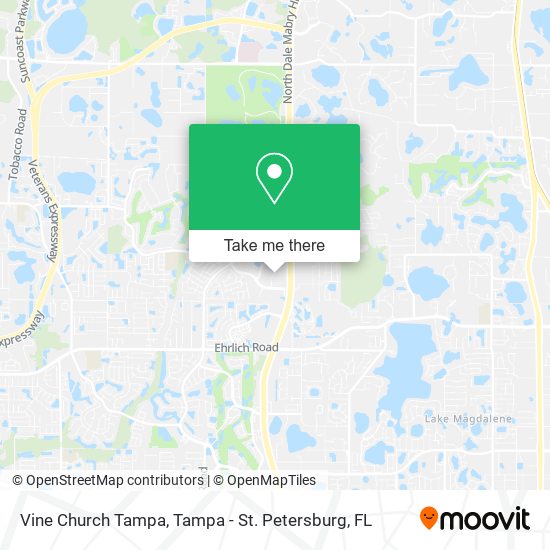 Mapa de Vine Church Tampa