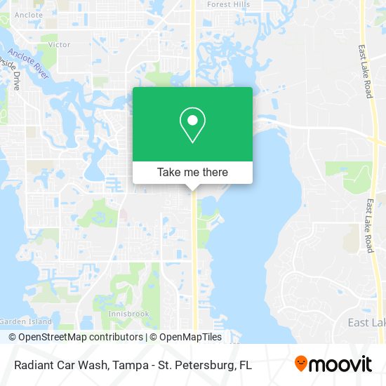 Mapa de Radiant Car Wash