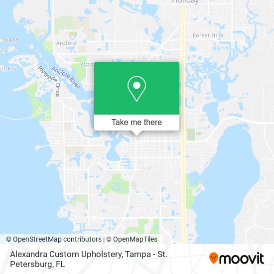 Alexandra Custom Upholstery map