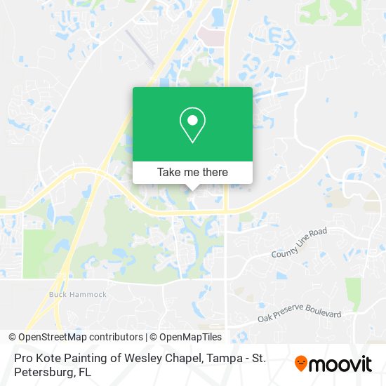 Pro Kote Painting of Wesley Chapel map
