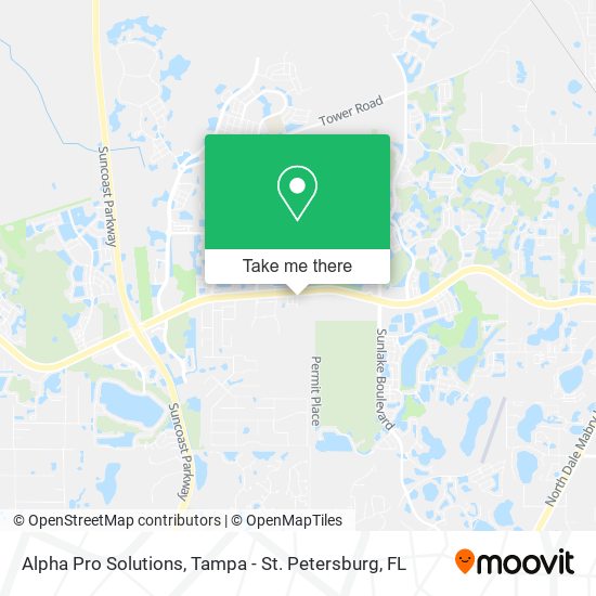 Mapa de Alpha Pro Solutions