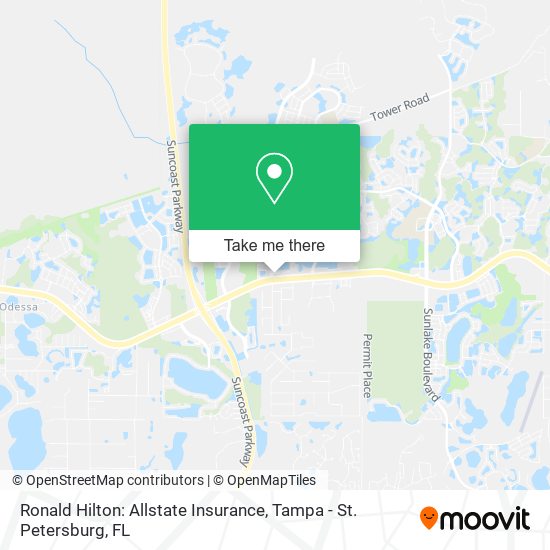 Ronald Hilton: Allstate Insurance map