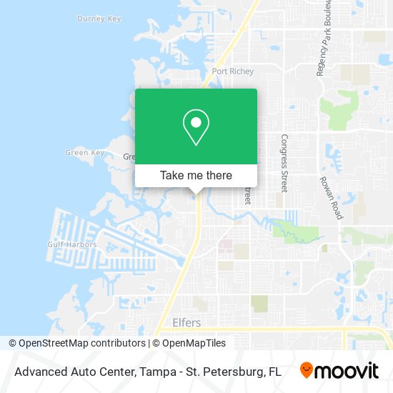 Advanced Auto Center map