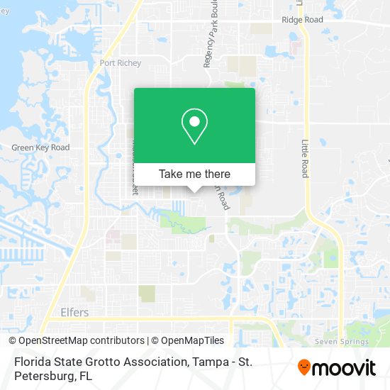Florida State Grotto Association map