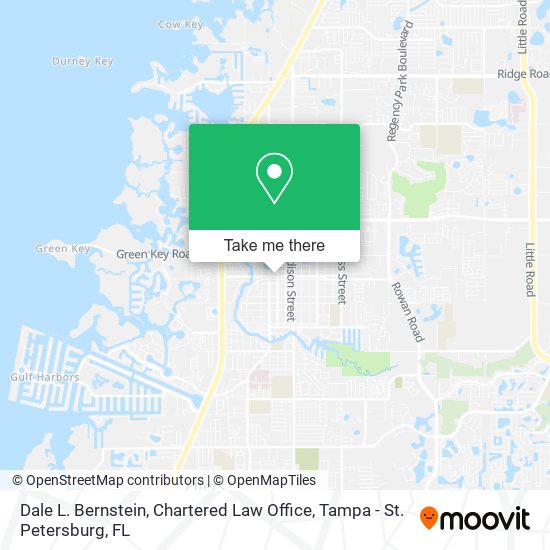 Mapa de Dale L. Bernstein, Chartered Law Office