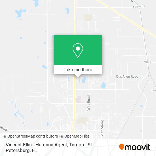 Mapa de Vincent Ellis - Humana Agent