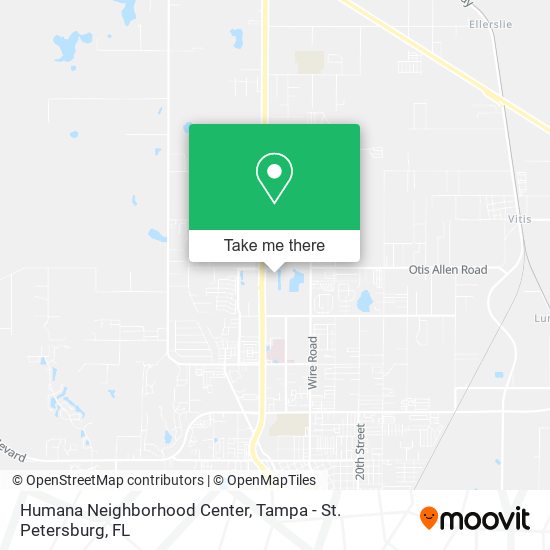 Humana Neighborhood Center map