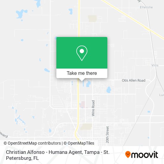 Christian Alfonso - Humana Agent map