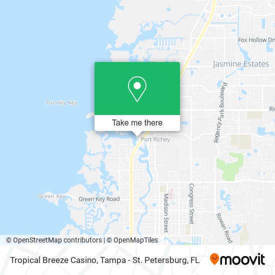 Mapa de Tropical Breeze Casino