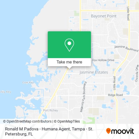 Ronald M Padova - Humana Agent map
