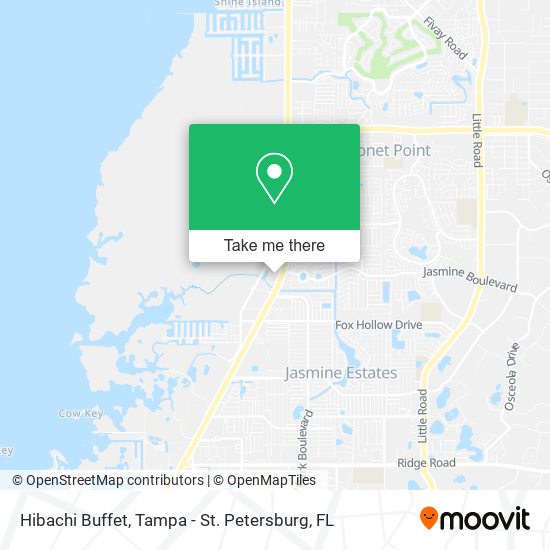 Hibachi Buffet map