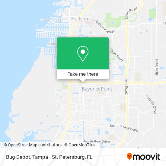 Mapa de Bug Depot