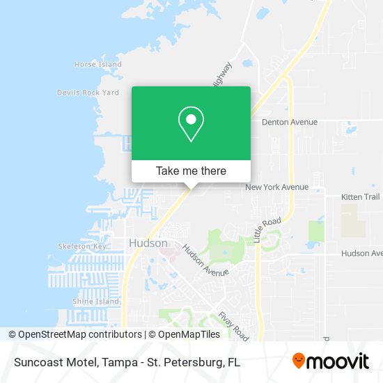 Suncoast Motel map