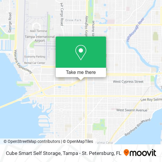 Cube Smart Self Storage map