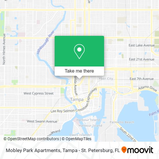 Mobley Park Apartments map