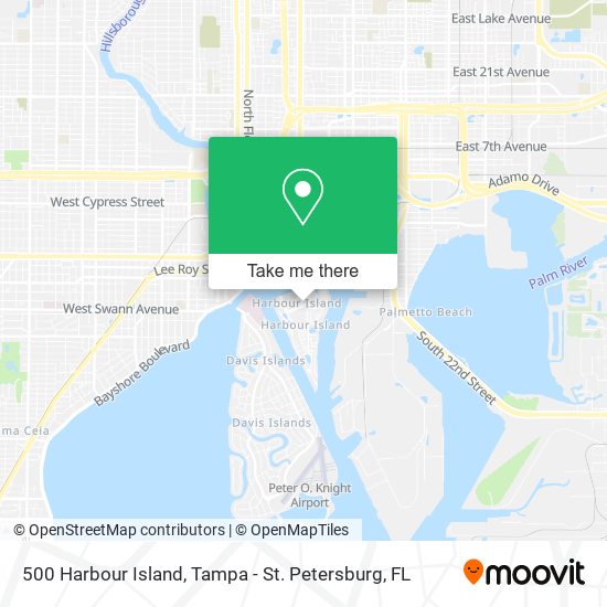 500 Harbour Island map