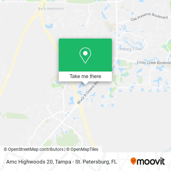 Amc Highwoods 20 map