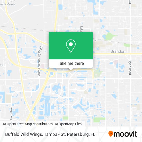 Buffalo Wild Wings map