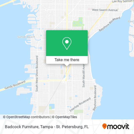 Mapa de Badcock Furniture