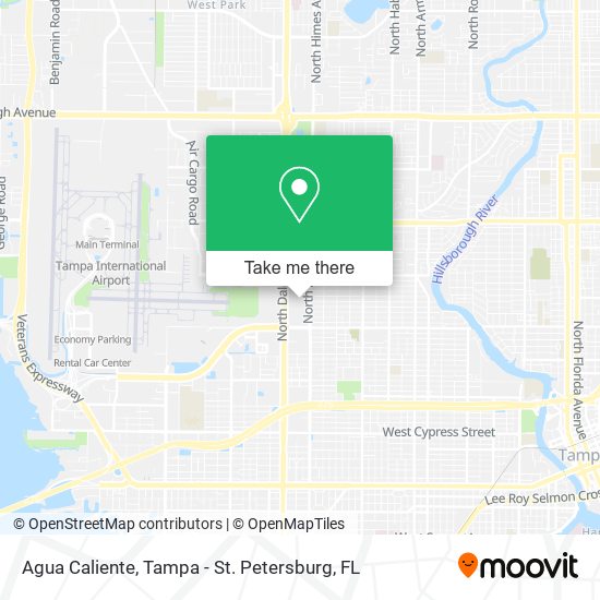 Agua Caliente map