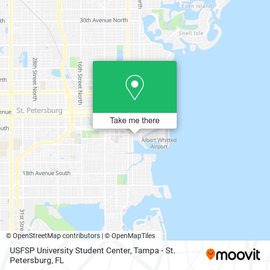 Mapa de USFSP University Student Center