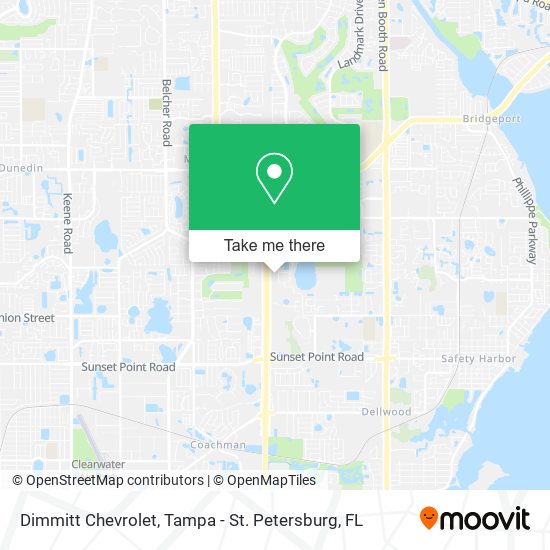 Mapa de Dimmitt Chevrolet