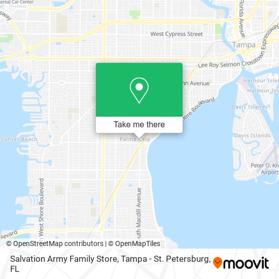 Salvation Army Family Store map