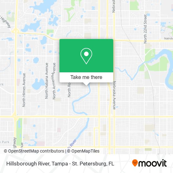 Mapa de Hillsborough River