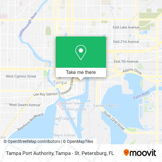 Mapa de Tampa Port Authority