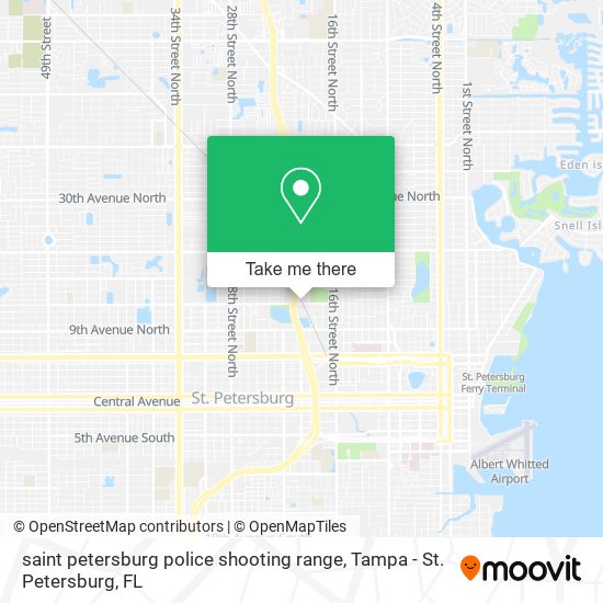saint petersburg police shooting range map