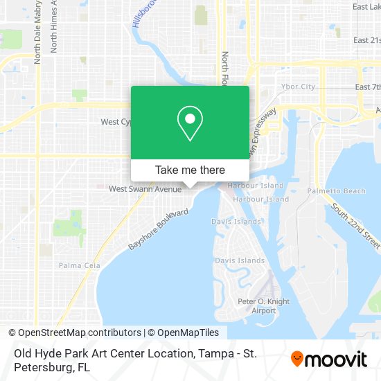 Mapa de Old Hyde Park Art Center Location