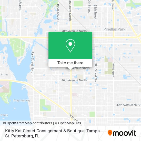 Mapa de Kitty Kat Closet Consignment & Boutique