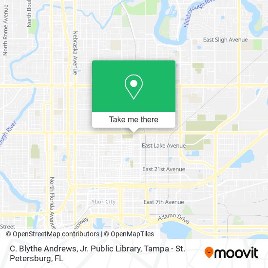 C. Blythe Andrews, Jr. Public Library map