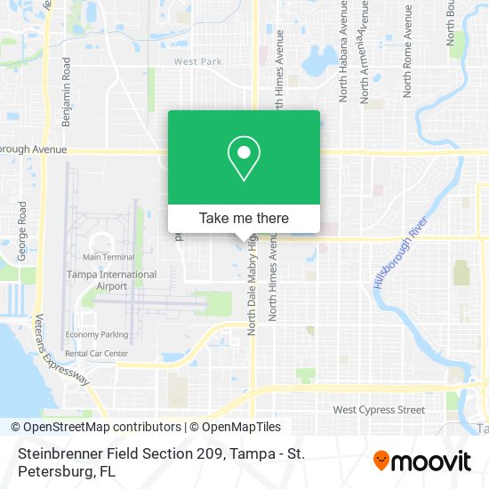 Steinbrenner Field Section 209 map
