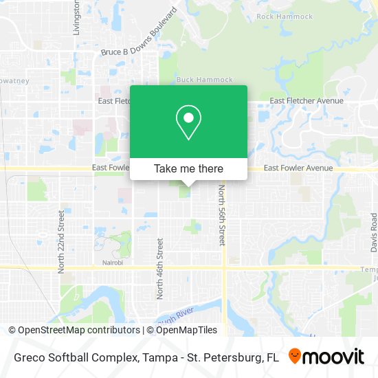 Greco Softball Complex map