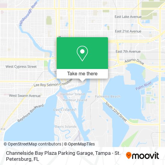 Channelside Bay Plaza Parking Garage map