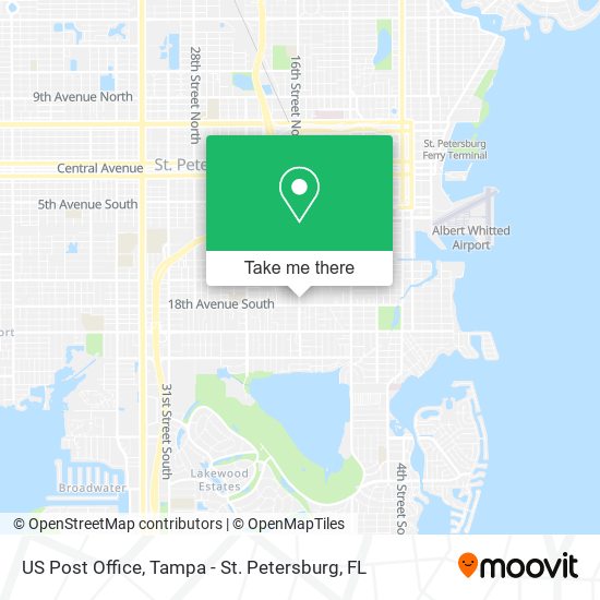 How to get to US Post Office in St. Petersburg by Bus?