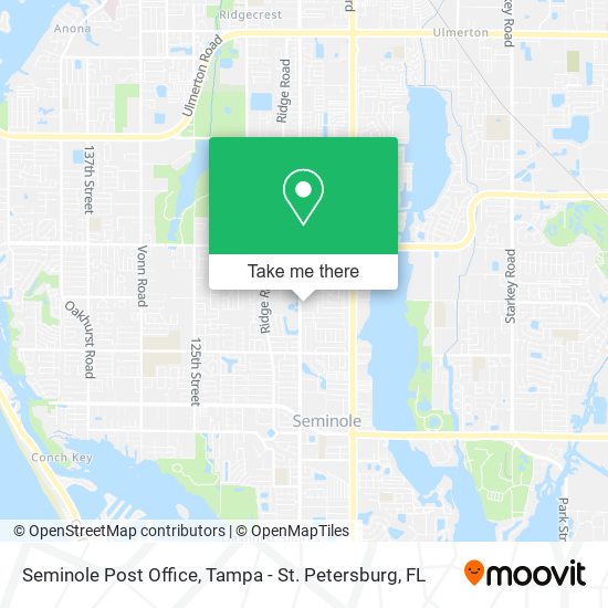 Mapa de Seminole Post Office